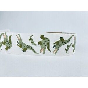 Vintage 2002 Crocodiles Mrs. Grossman's Stickers Roll Scrapbooking Animals Read!